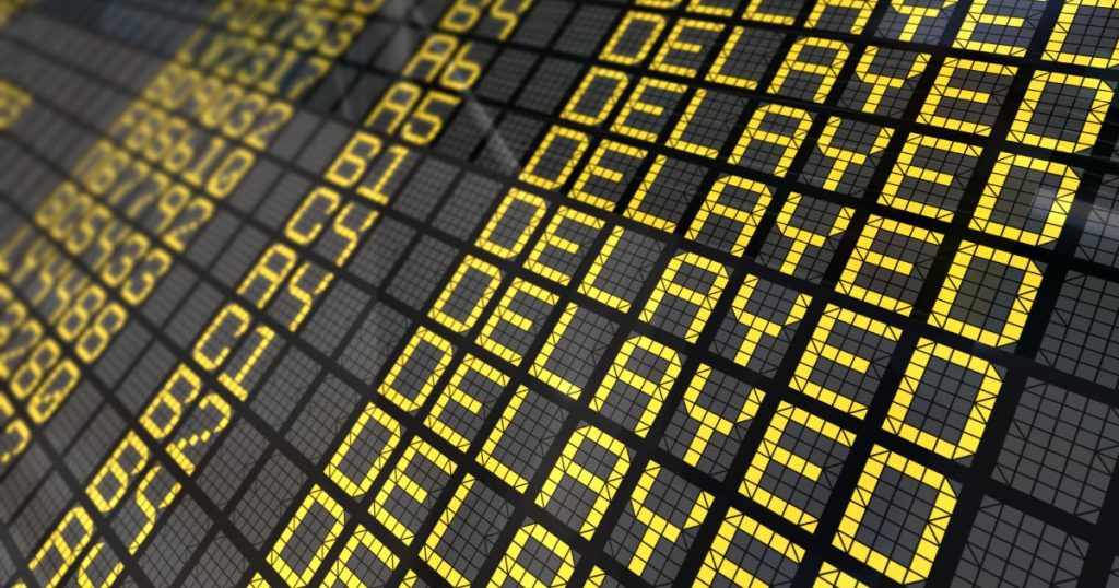 Delayed on Flight Monitor