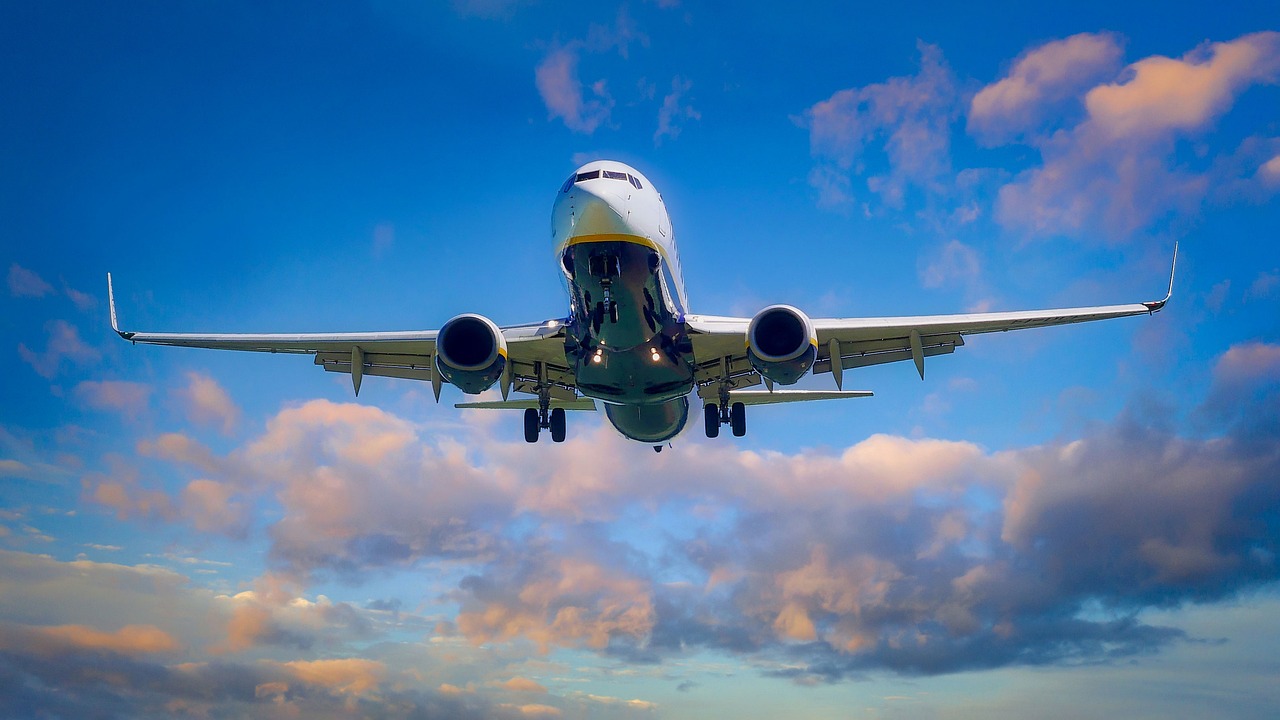 flying plane